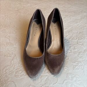 Nordstrom Leith Velvet Block Heels